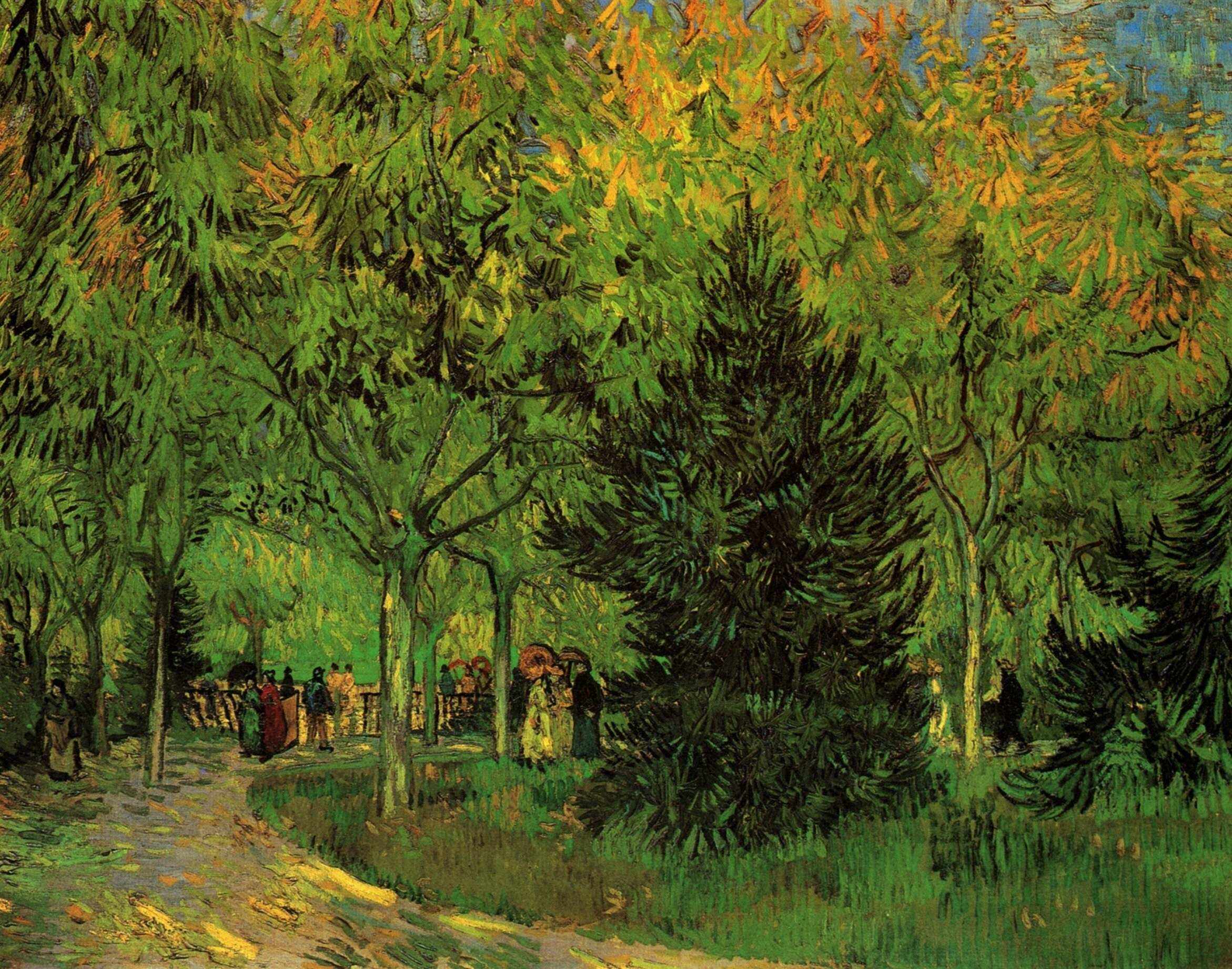A Lane in the Public Garden at Arles