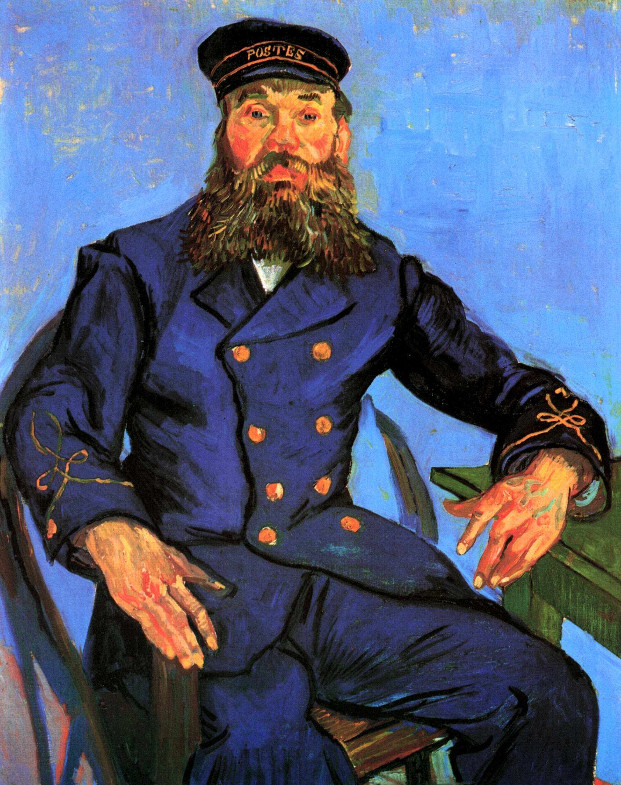 Portrait of the Postman Joseph Roulin 5