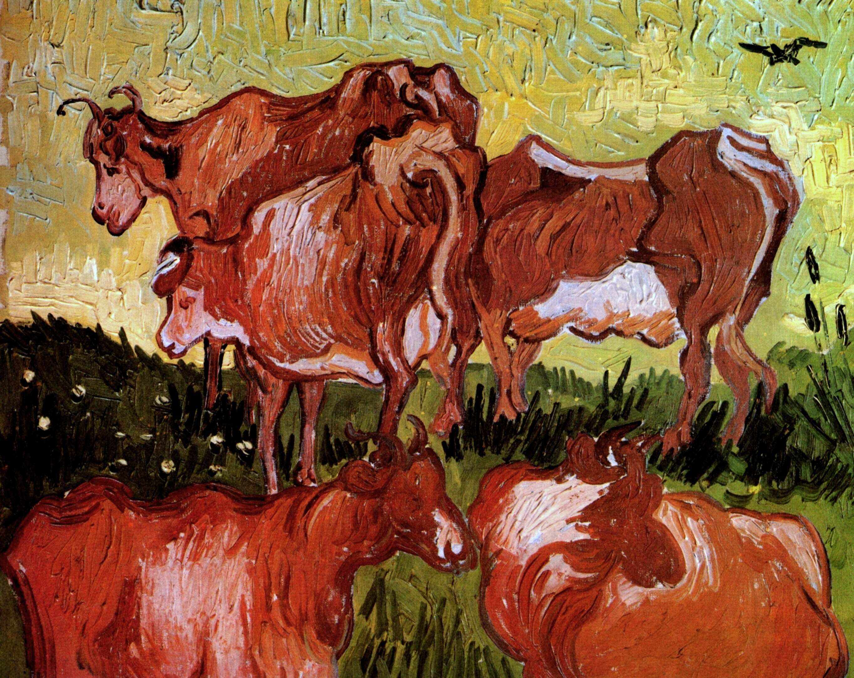 Cows after Jordaens