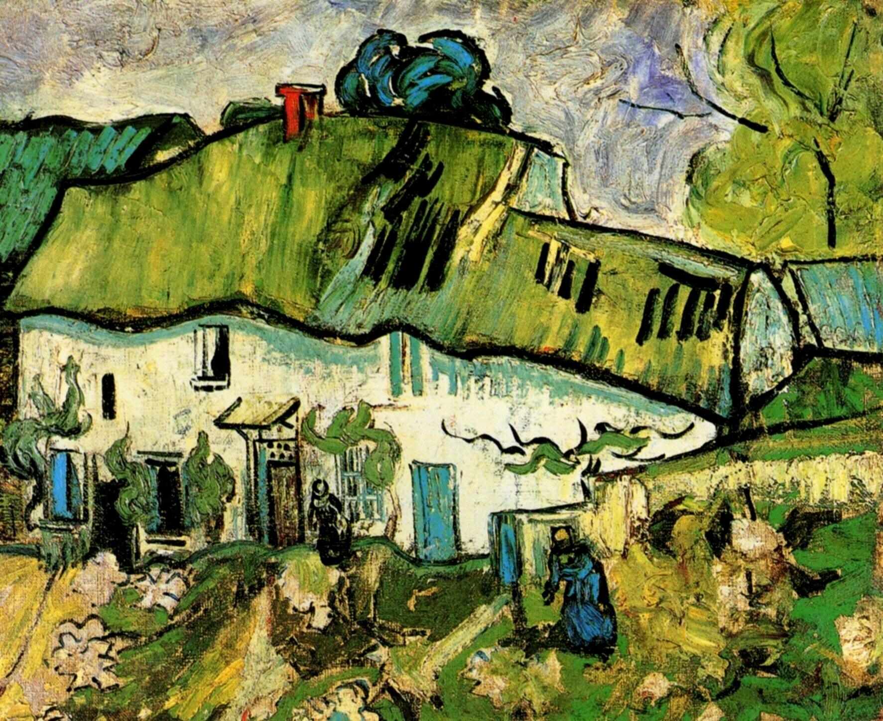 Farmhouse with Two Figures