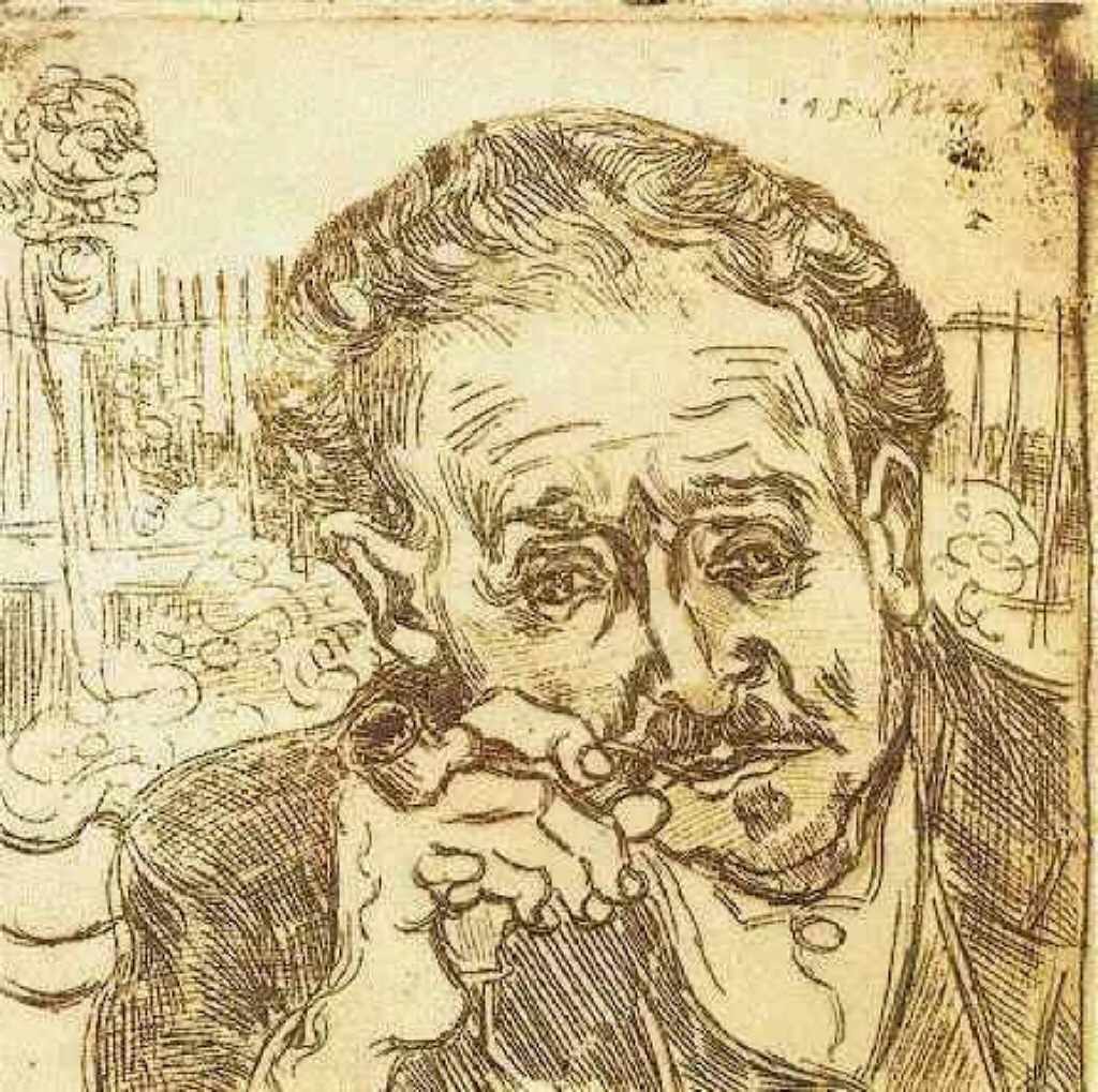 Portrait of Doctor Gachet L Homme a la Pipe