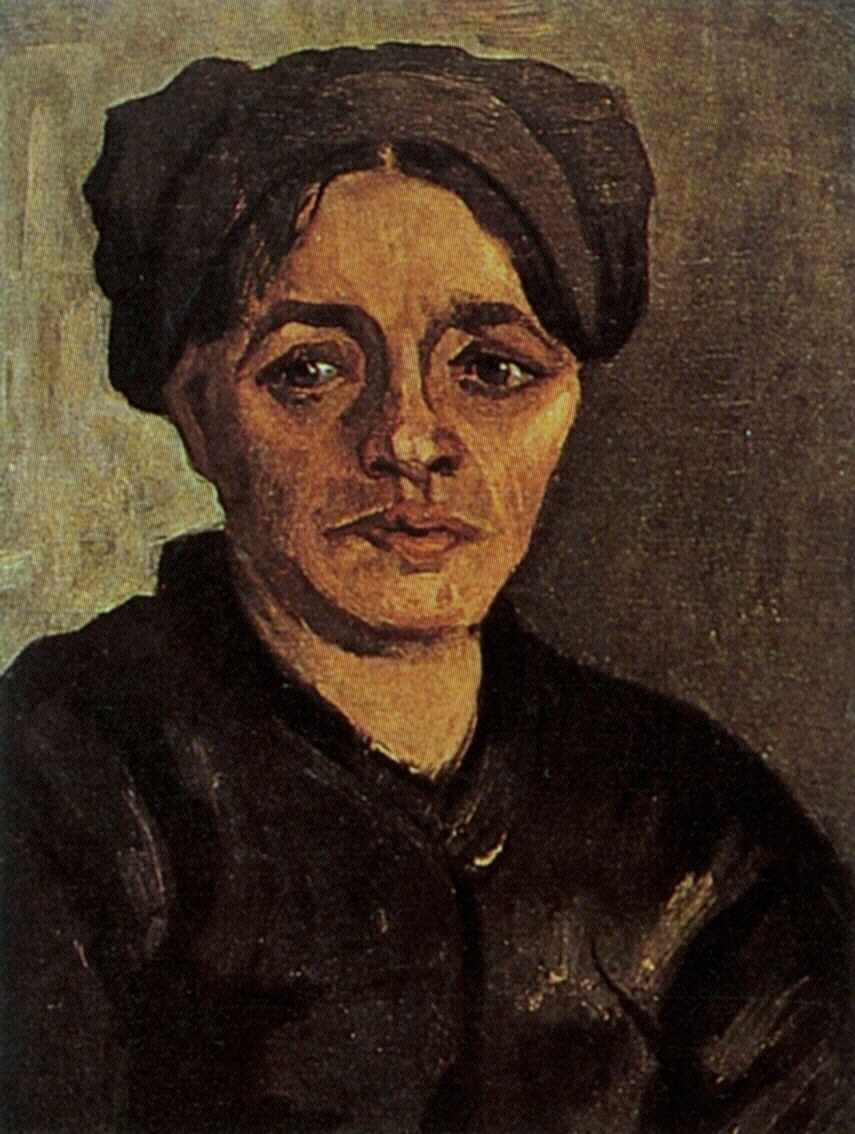 Head of a Peasant Woman with Dark Cap 6