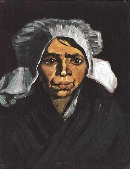 Head of a Peasant Woman with White Cap 4