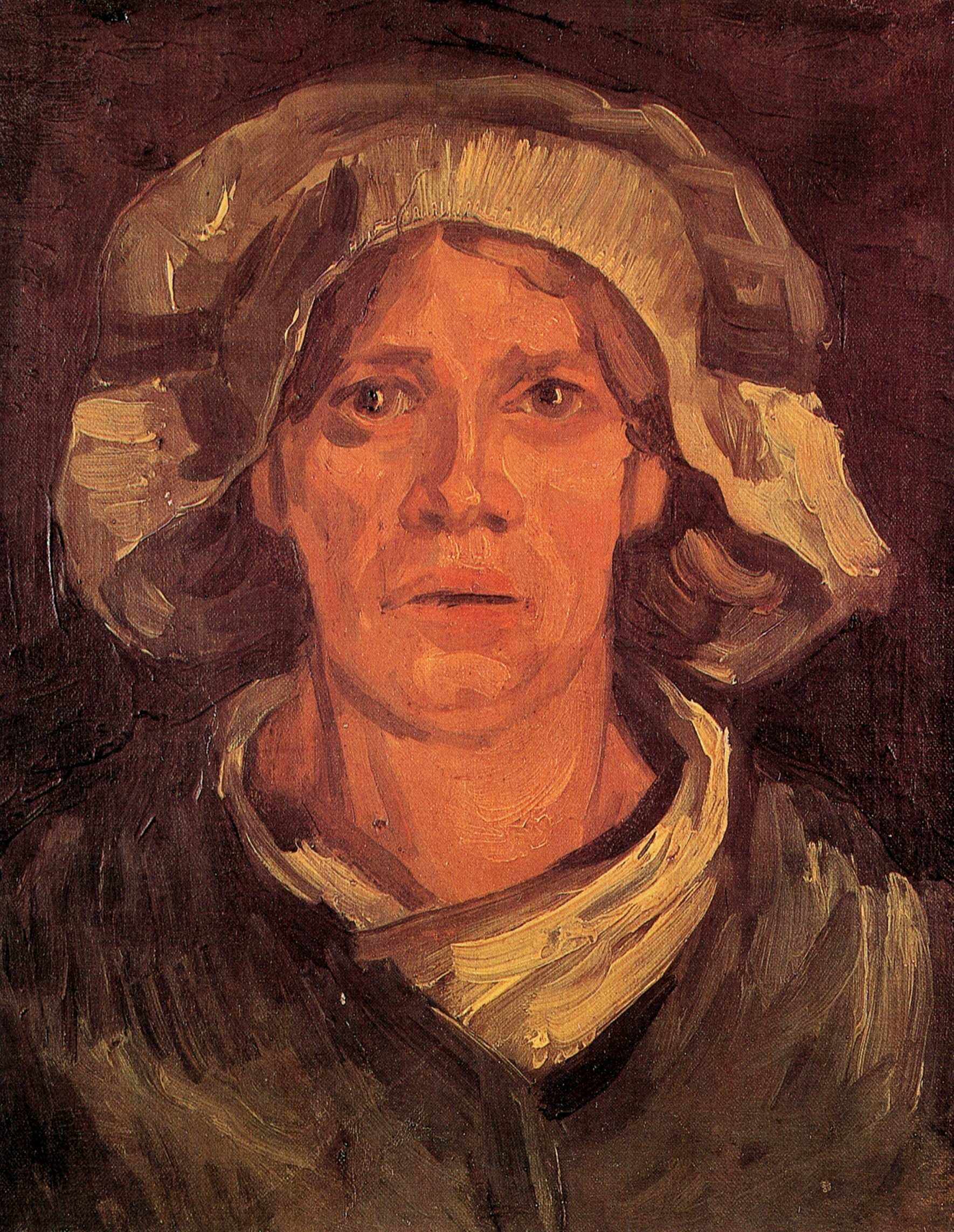 Head of a Peasant Woman with White Cap 6