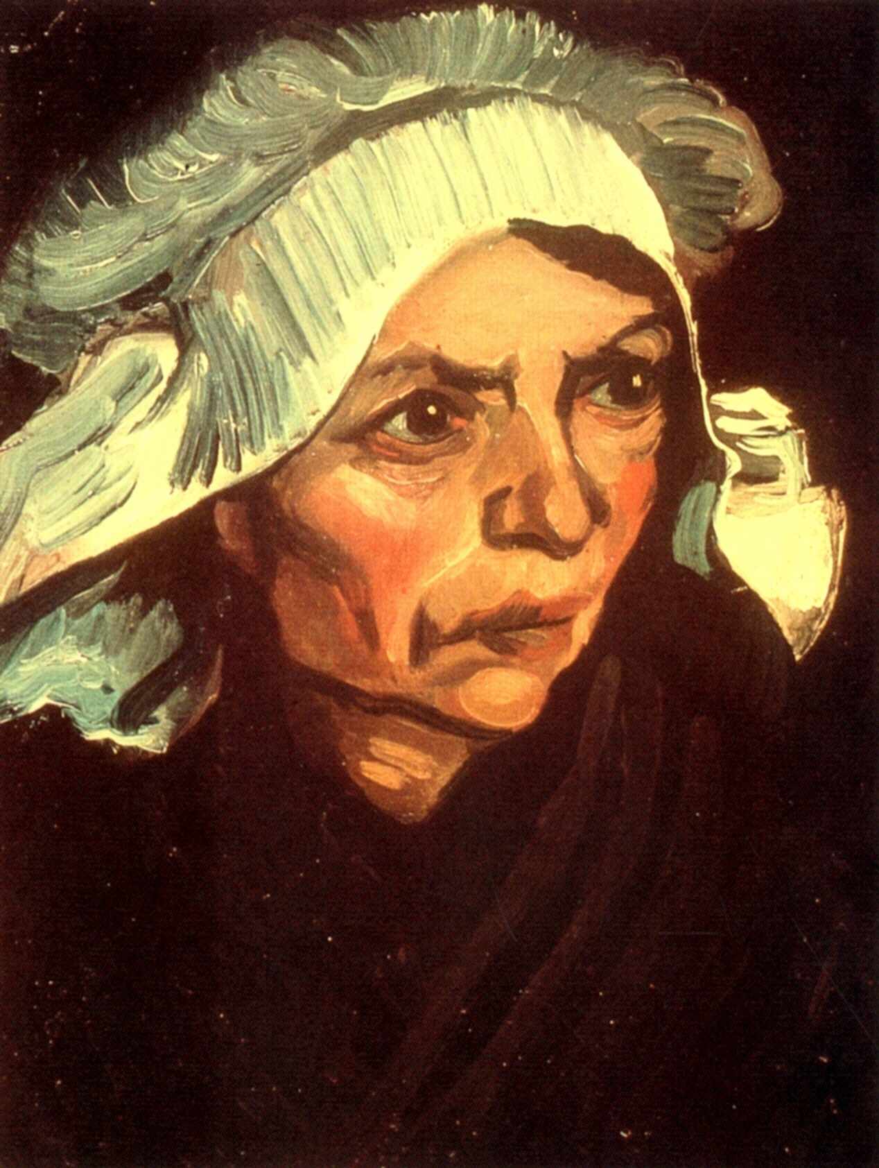 Head of a Peasant Woman with White Cap 9