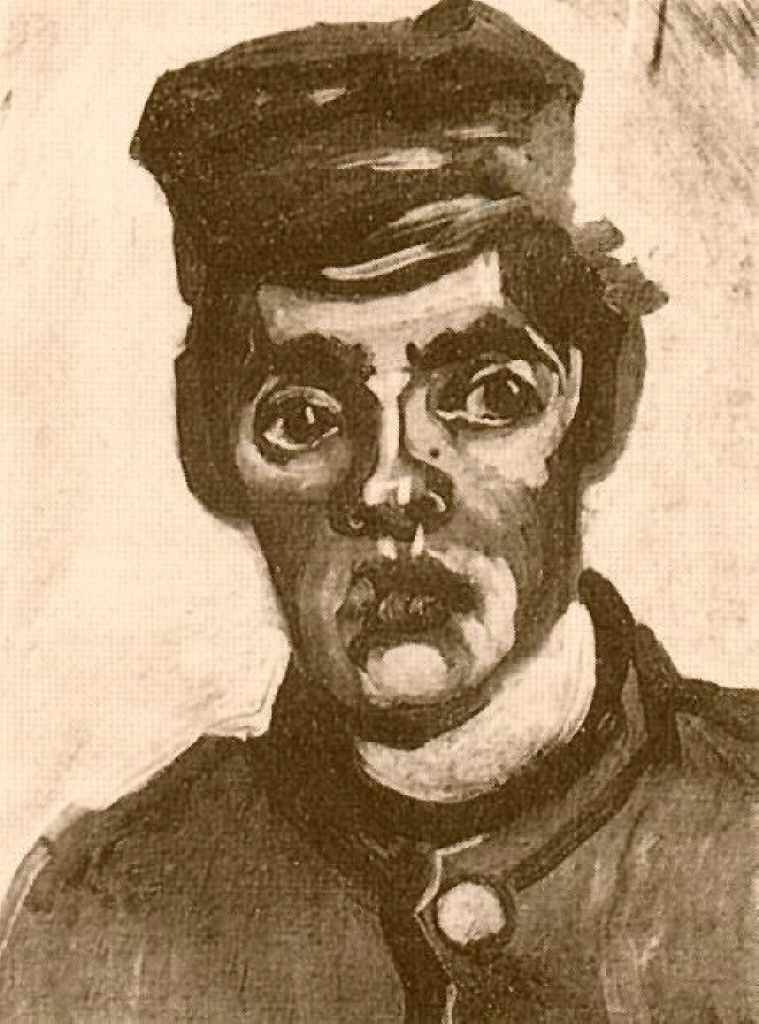 Head of a Young Peasant in a Peaked Cap 2