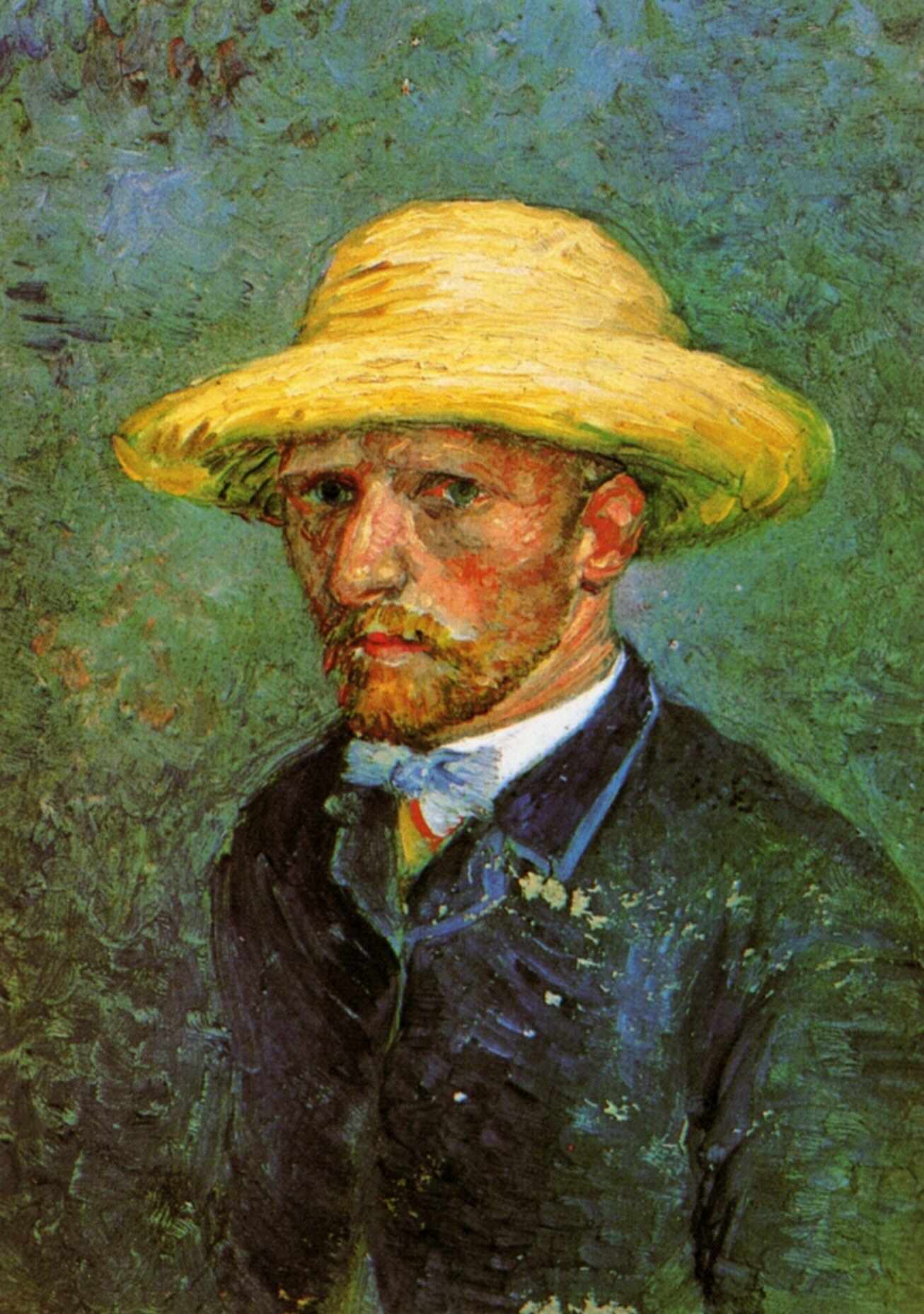 Self-Portrait with Straw Hat 5