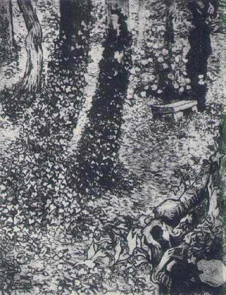 A Corner in the Garden of Saint-Paul Hospital