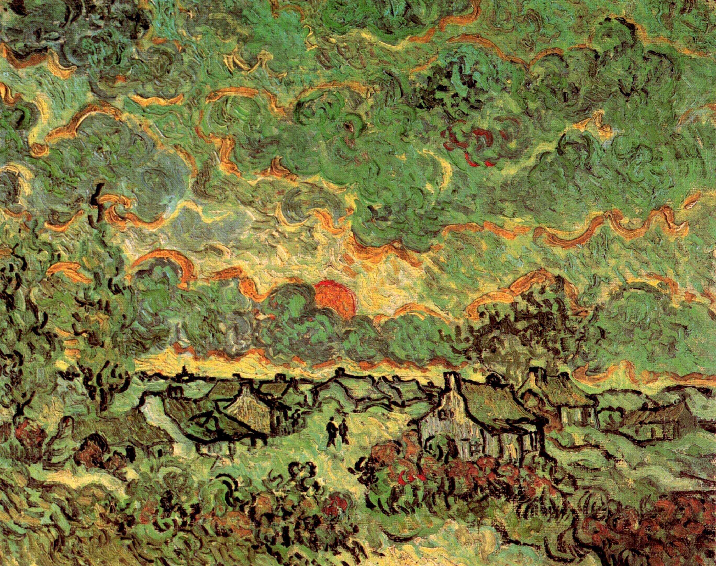 Cottages and Cypresses Reminiscence of the North