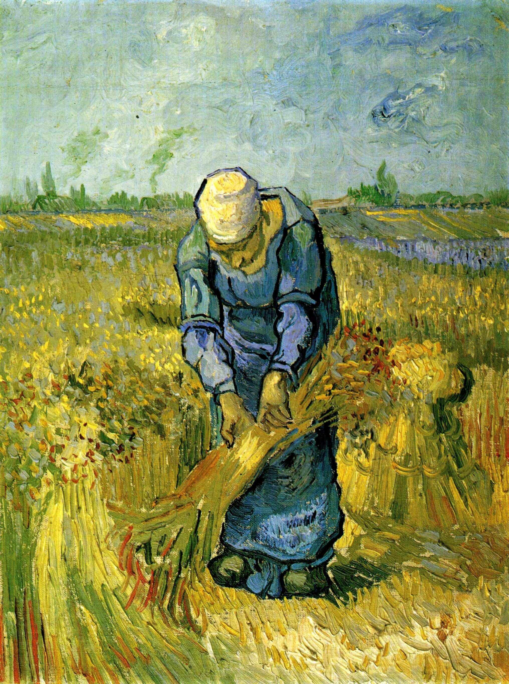 Peasant Woman Binding Sheaves after Millet