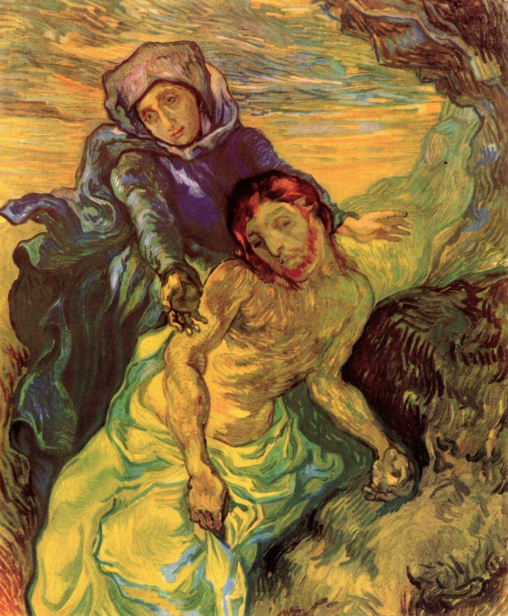 The Pieta after Delacroix
